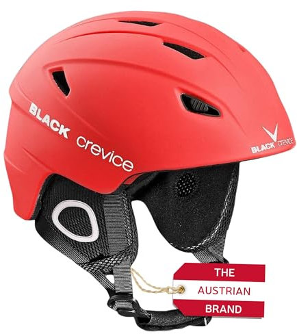 Black Crevice Skihelm Kitzbühel, BCR143764, rot, Gr. S