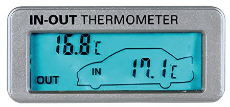 Lampa 86316 Innen-/Außenthermometer für 12/24V, blau beleuchtet