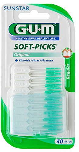 GUM Soft-Picks Original Interdentalbürsten 40 Stück, 6er Vorteilspack (6x 40 Stück)