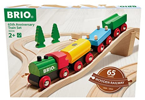 BRIO 36036 65 Jahre Holzeisenbahn Jubiläums-Zugset