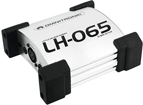 OMNITRONIC LH-065 DI Box Active | 1 Channel DI Box, Active