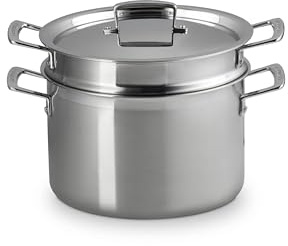 LE CREUSET Magnetik 96200524001000 Kochtopf, mit Sieb, 24 cm
