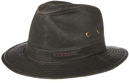 Stetson Vagabunden Cappello Traveller Uomo Outdoor Vintage Cotone Protezione UV 40+ Estate Inverno