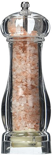 Himalayan Salt Table and Cooking Salt Mill with Ceramic Grinder