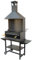 Imex El Zorro 71530 - Barbacoa Chim.c/B.Metálica y Parrilla INOX. 61x40x217 cms.