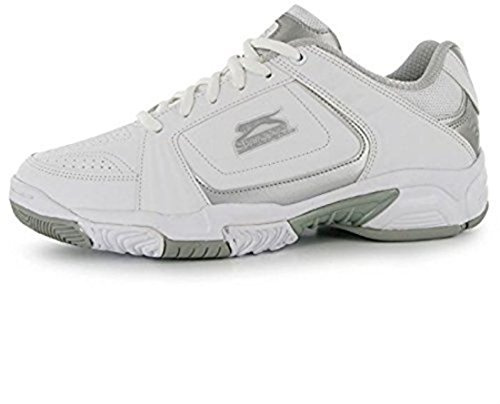 Slazenger dam tennisskor träningsskor sport tennisskor snöskor, - Vitt silver - 42 EU