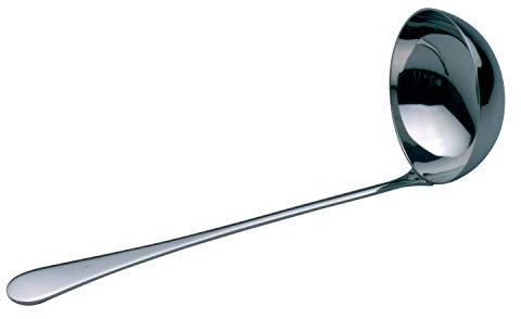PIAZZA Mestolo a Servire in Acciaio Inox - Linea Roma - Lunghezza 27 cm