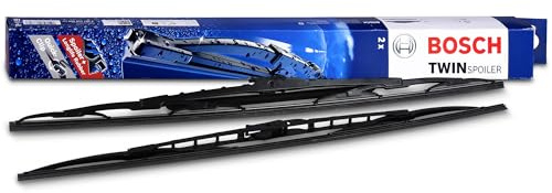 Bosch Scheibenwischer Twin Spoiler 608S, Länge: 600mm/550mm – Set für Frontscheibe