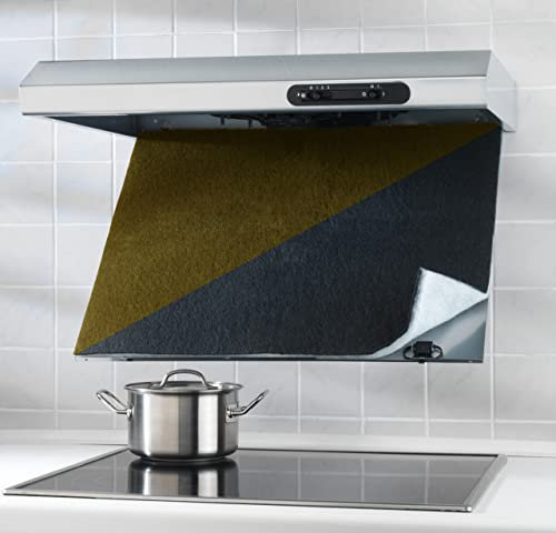 WENKO Combi-Filter, Fettfiltration für alle gängigen Dunstabzugshauben, einfache Handhabung, weiße fettaufnehmende Schicht kombiniert mit schwarzem Aktivkohlefilter gegen Küchengerüche, 57 x 47 cm
