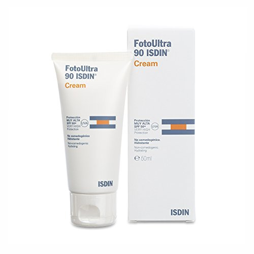 FotoUltra 90 Isdin 50 ml Protector solar facial en crema, Hidratante