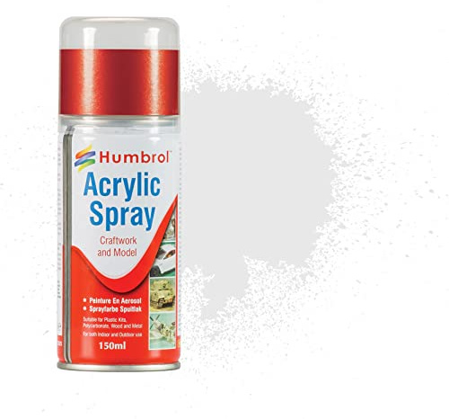 Humbrol Miniature Paint Spray - AD6034 No 34 150ml - Matt Paints for Model Painting, Modelling Paint for Miniatures - Matt Paint Primer for Plastic, Wood, Metal Surfaces