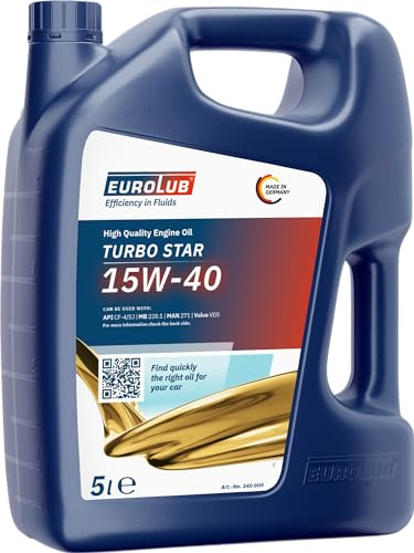 EUROLUB TURBO STAR SAE 15W-40 Motoröl, 5 Liter