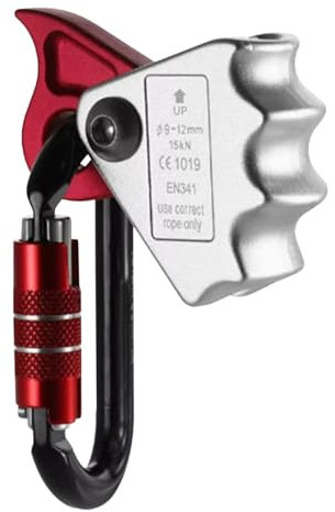 Seilgreifgerät für selbstsicherndes Seil, Greifgerät für Outdoorseile - 15 KN hochfestes Sicherheitsseilgerät mit 24 KN Schnellverriegelung | Mult Werkzeuge