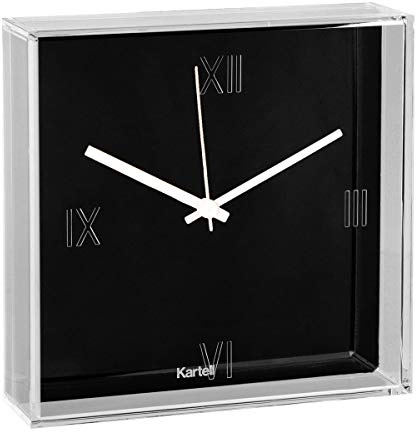 Kartell Tic & Tac Orologio, Coprente, Nero