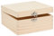 GLOREX 6 1682 103 - Scatola in Legno di Pino, Quadrata, con Chiusura, Grande Circa 16 x 16 x 8,5 cm, FSC Mix, per dipingere, incollare o Decorare con Il Ferro da Bollo