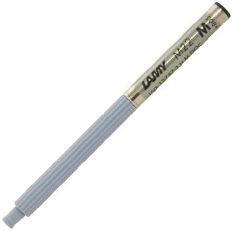 Lamy M22 kulspetspenna kompakt påfyllning av metall – original ersättning påfyllning kulspetspenna modeller pico & scribble – outplånlig – medium linjebredd i svart bläck