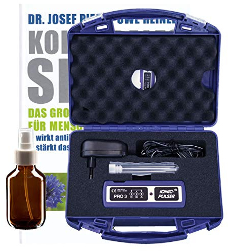 Ionic-Pulser® PRO3 NEU Silber-Generator inkl. Buch kolloidales Silber... im Set