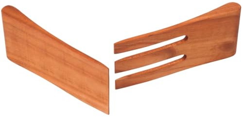 HOFMEISTER® Salat-Besteck aus Kirschholz, Länge 15 cm, Salatlöffel & Salatgabel, Made in Europa, 2-teilige Salat-Garnitur, kein Plastik im Salat, antibakterielle Salat-Hände