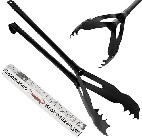 Goldmanns Krokodilzange Kaminzange das Original Made in Germany