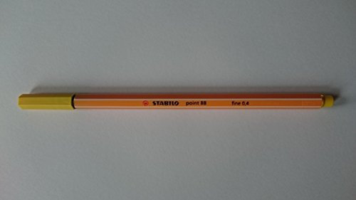 Fineliner - STABILO point 88 - 3er Pack - gelb