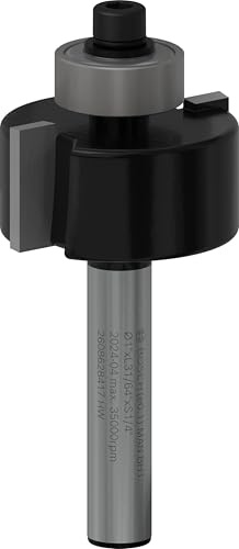 Bosch 1x PRO Falzfräser, D 1, S 1/4 | für Weichholz, Hartholz, Ø 25,4 mm, Professional Zubehör Oberfräsen, Kantenfräse