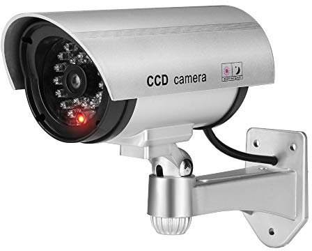 BW Dummy Cameres 1100S Home Outdoor Dummy Dome Fake Security Surveillance Dummy CCTV Camera Silver