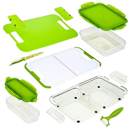 Genius Slice N Store | Aufbewahrungssystem | 14 Teile | Bekannt aus TV | NEU