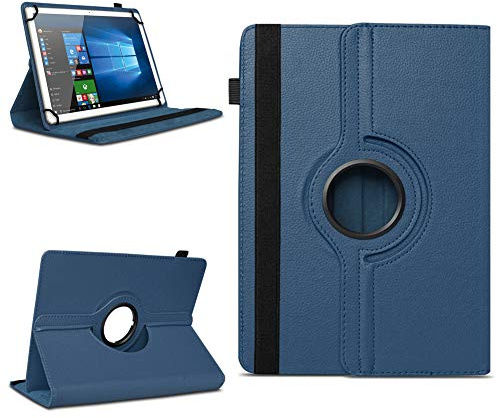NAUC Robuste Universal Hülle 10 10.1 10.2 10.3 10.4 10.5 10.6 10.8 11 Zoll Tablet Schutzhülle Kunstleder Tasche Standfunktion extra 360° Drehbar
