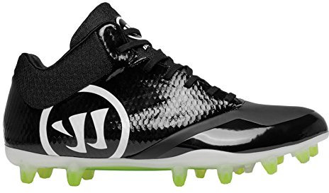 WARRIOR Herren Burn 9.0 Mid Lacrosse Schuh, Schwarz, 44 EU