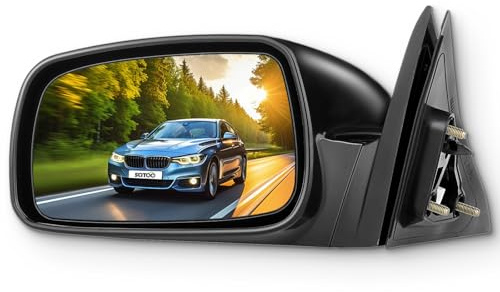 SCITOO Door Mirrors, fit for Toyota Exterior Accessories Mirrors fit 2007-2011 for Toyota Camry with Power Controlling Non-telesccoping Non-Folding Features (Driver Side)