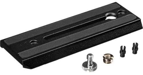 Manfrotto 504PLONG Videokameraplatte für 504 Fluid Head (Schwarz)
