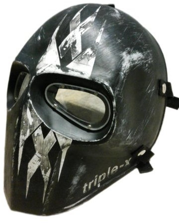 Die triple-x Uni XXX Paintball Airsoft BB Gun Fiberglas Maske # x1–003