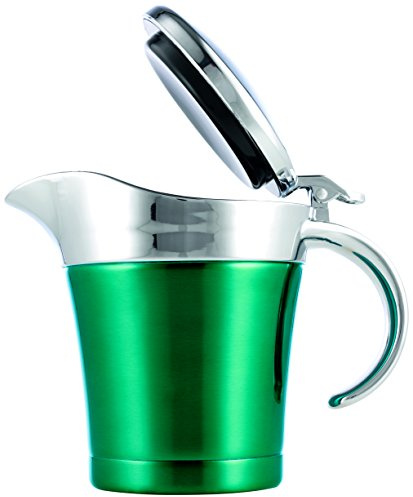 TV Unser Original 08877 Color Edition - Salsiera Termica, Colore: Verde Smeraldo