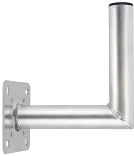 SkyRevolt 25cm Wandhalter Aluminium Rohr 50mm für Wand Montage Sat Schüssel ALU Halterung 250mm