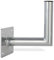 SkyRevolt 25cm Wandhalter Aluminium Rohr 50mm für Wand Montage Sat Schüssel ALU Halterung 250mm