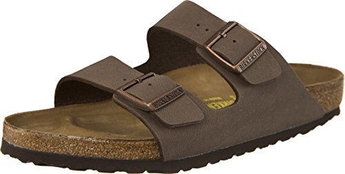Birkenstock 151181 Arizona mocca, Birkibuc PIANELLE Uomo, Mocca EU 38