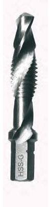 HSS-G QuickBit Kombi-Gewindebohrer/Kombi-Bit M8