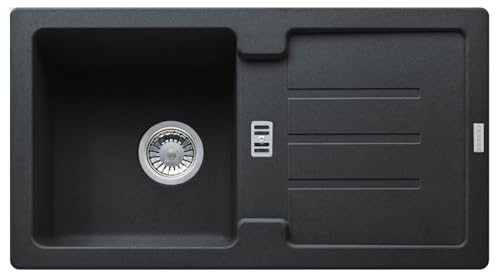 Franke Strata STG 614-78 Onyx Granit-Spüle Schwarz Spültisch Küchenspüle Einbau