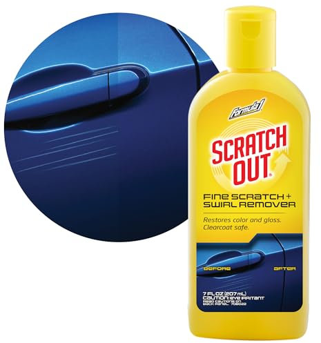 Formula 1 Scratch Out Car Scratch Remover and Paint Restorer - 7oz Car Paint Scratch Repair Liquid for Fine Scratches, Swirls, Haze, Minor Paint Marks, and Water Spotting Removal