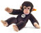 Steiff Koko Schimpanse - 35 cm - Kuscheltier für Kinder - Plüschaffe - weich & waschbar - dunkelbraun (064722), Braun