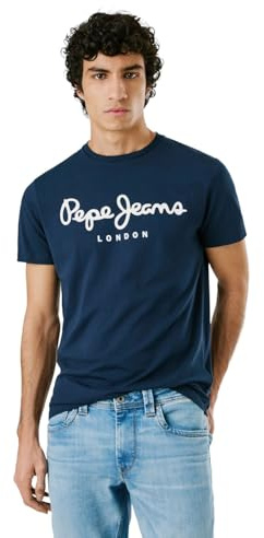Pepe Jeans Étirement d'origine N T-Shirt Homme (Lot de 1)