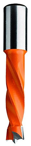 CMT 308.080.12 Dowel Drill, 8mm (5/16-Inch) Diameter, 10x20mm Shank, Left-Hand Rotation