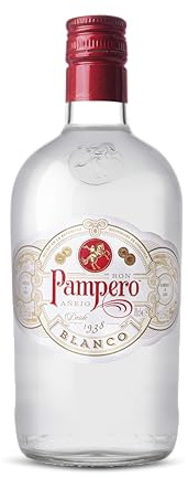 Ron Pampero Blanco 70 cl – Ron Blanco Envejecido en Barricas Ex-Scotch. 37,5% vol.