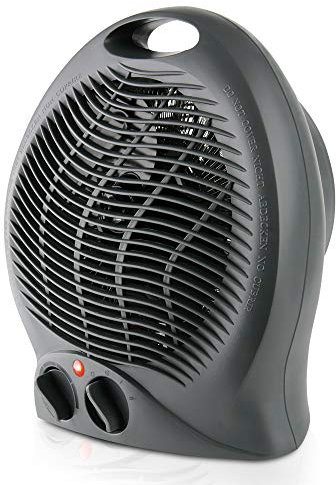 Taurus Gobi-Calefactor, termoventilador, silencioso, 2000 W, termostato Ajustable, función ventilación, 2 Posiciones de Calor, asa de Transporte, plastico, Multicolor