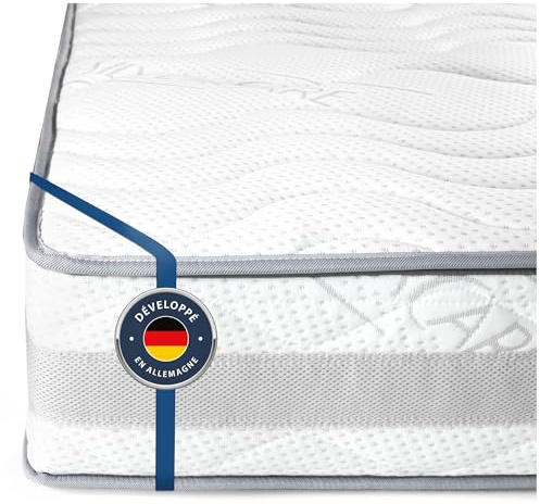 BMM Matratze 100x200cm Komfort 23 H4 extra fest/Kaltschaummatratze Öko-Tex Zertifiziert/ergonomische 7 Zonen Matratze Höhe 23cm Komfort 23 / Matratzen Deutsche Produktentwicklung