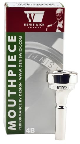 Denis Wick 58814BW Classic 4BW - Boquilla para trompeta (chapada en plata)