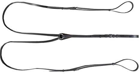 HKM SPORTS EQUIPMENT Dreieckszügel mit Edelstahlbeschlägen, schwarz, Pony, 68489100