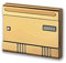 Btv horizonte - Buzon exterior -2 aluminio plata