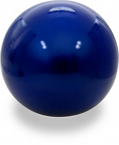 Keramik Kugel 30 cm Gartenkugel Dekokugel Gartenfigur Dekoration aus frostfester, witterungsbeständiger, robuster Steinzeug-Keramik Outdoor (blau)