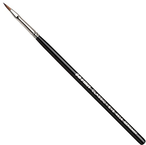 Da Vinci Classic - Pennello per eyeliner, setole scure